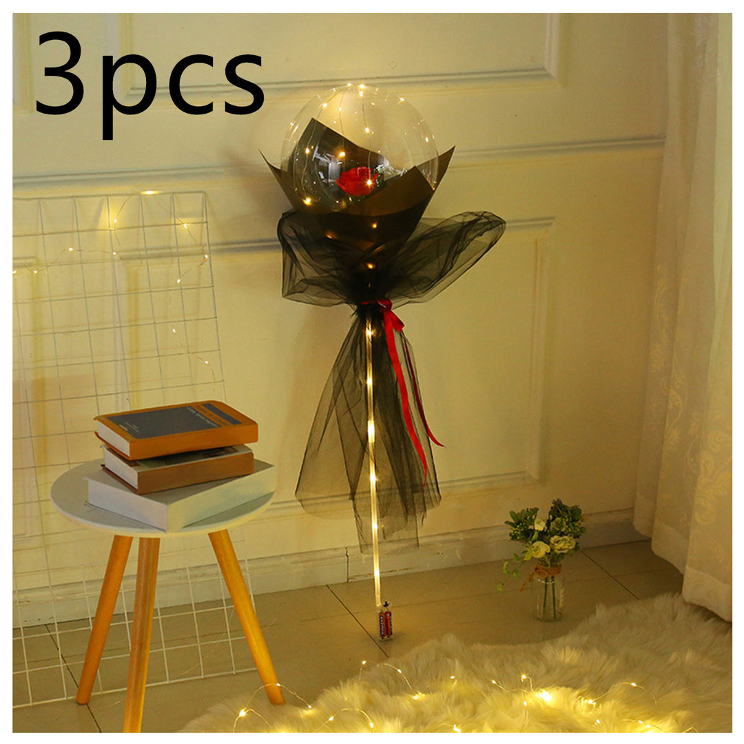 LED Rose Balloon Gift