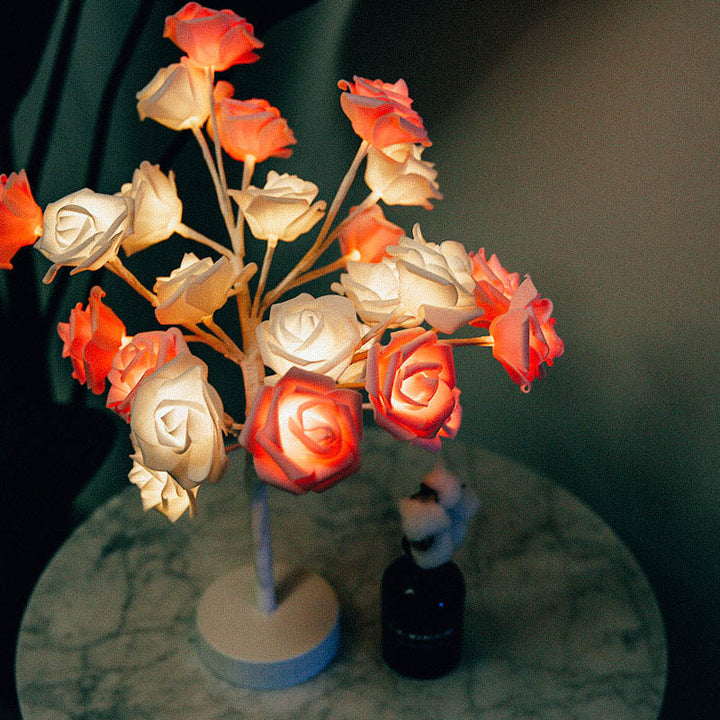 LED Rose Garland Lamp