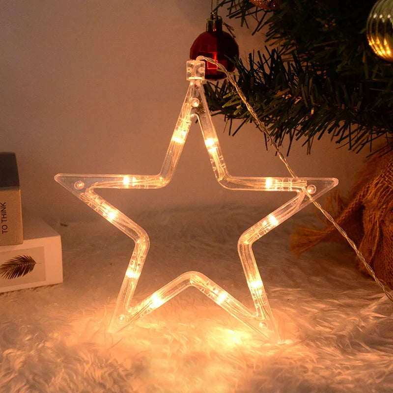 LED lights with star designs