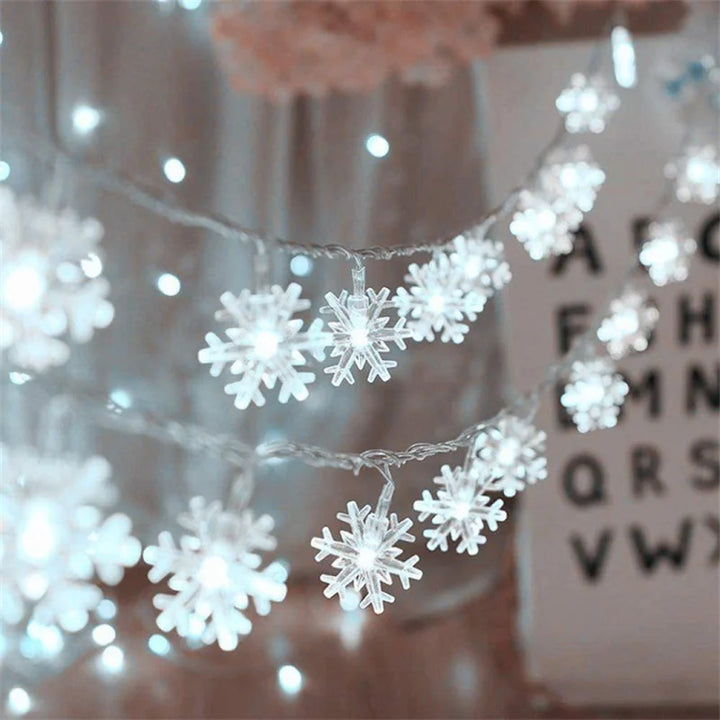 LED snowflake lights for wedding celebrations