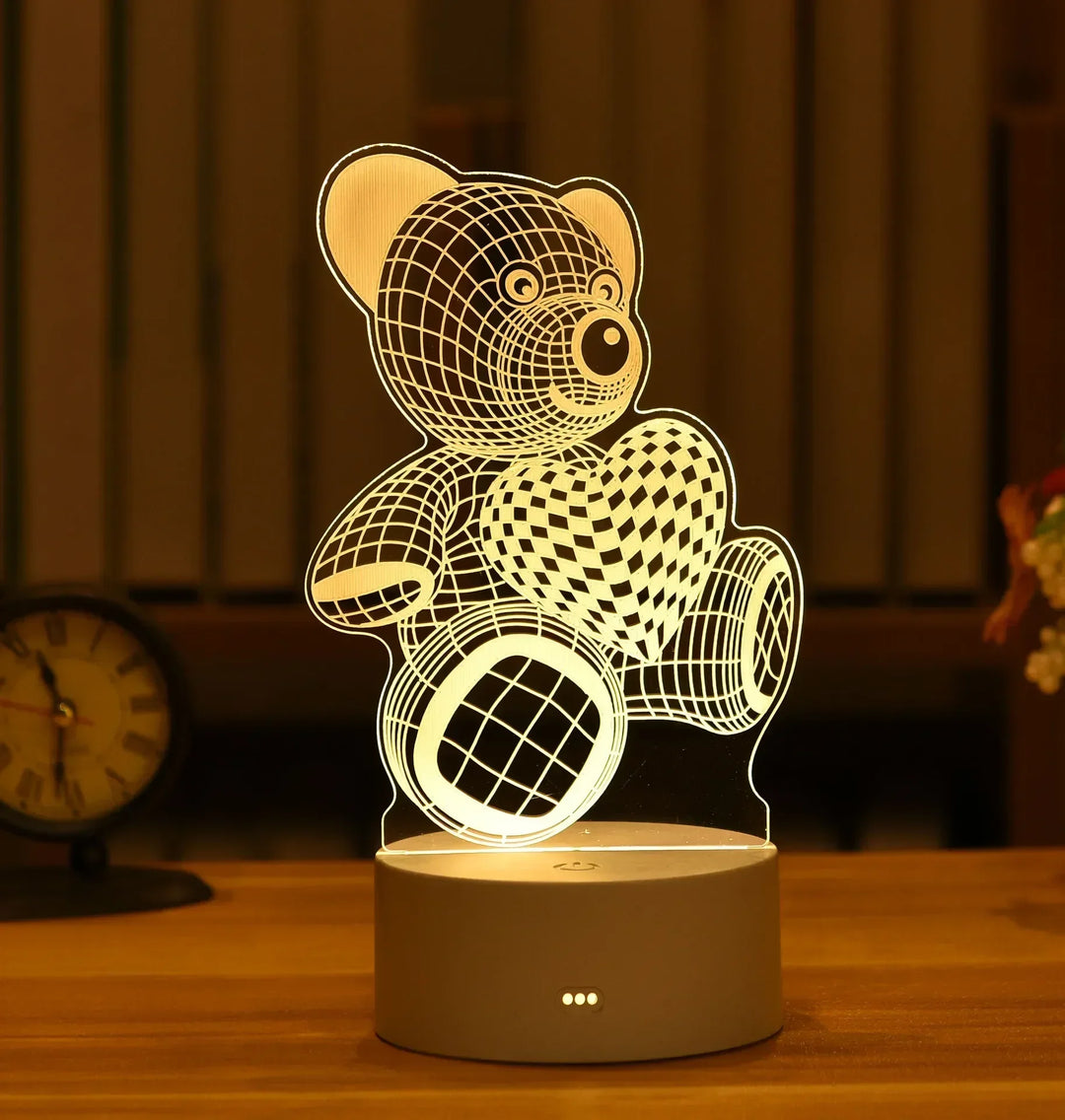 LED table lamp for romantic ambiance