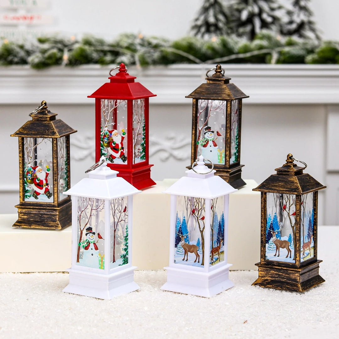 Lantern lights for Merry Christmas celebration