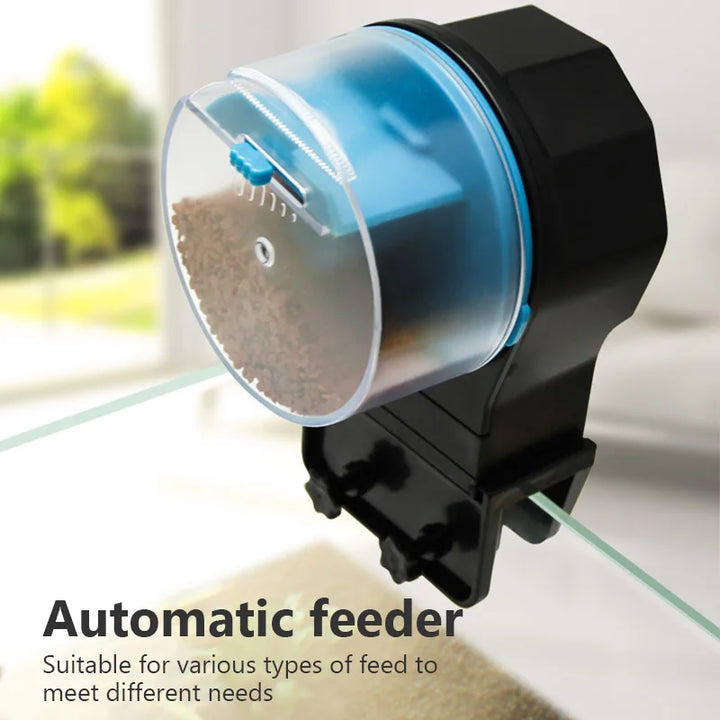 Large-capacity feeder for aquarium goldfish.