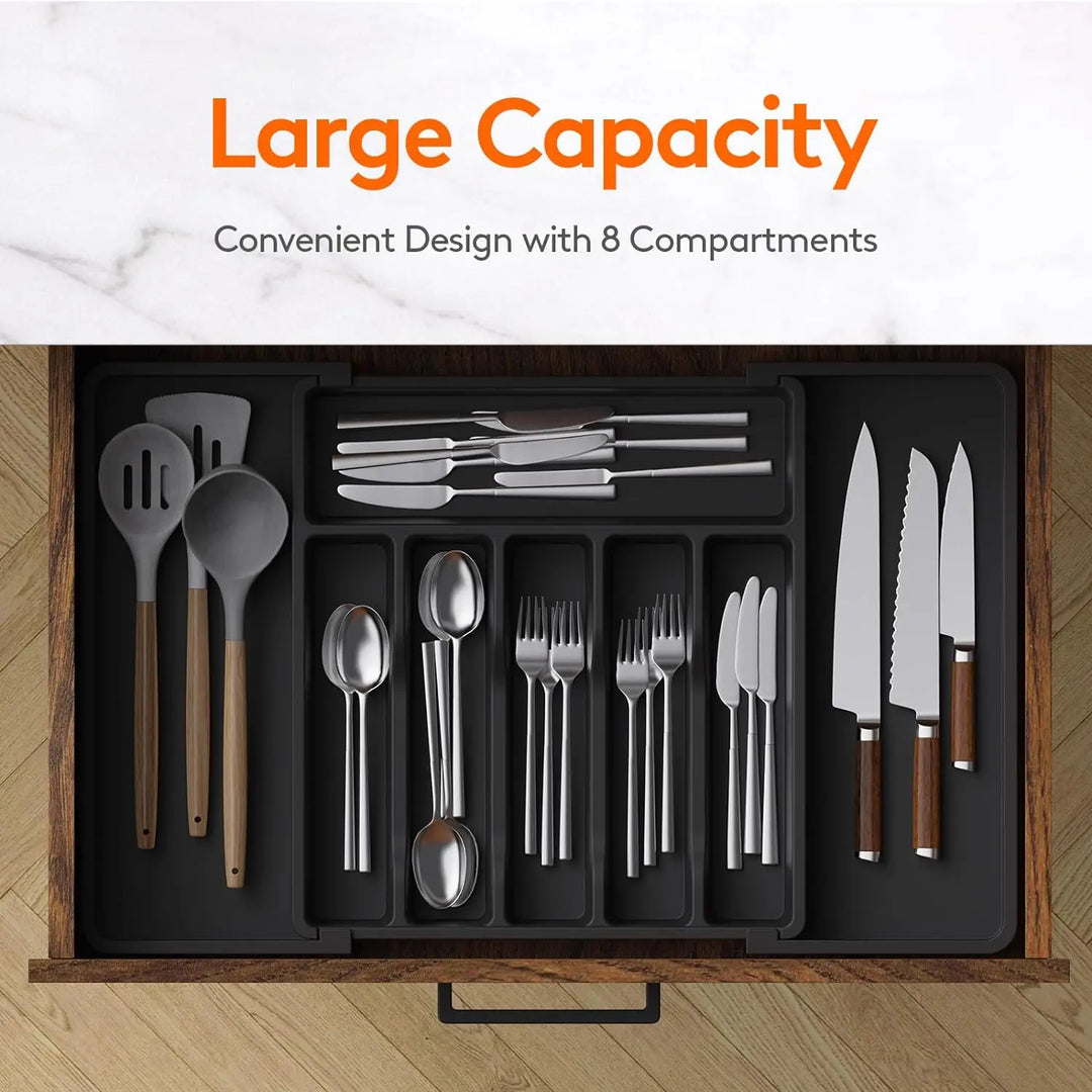 Large Capacity Silverware Drawer 