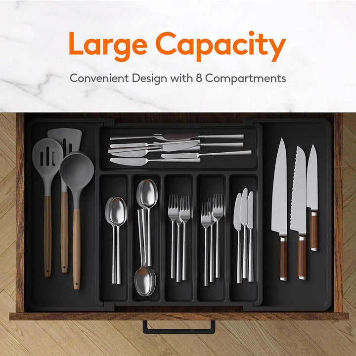 Large Capacity Silverware Drawer 