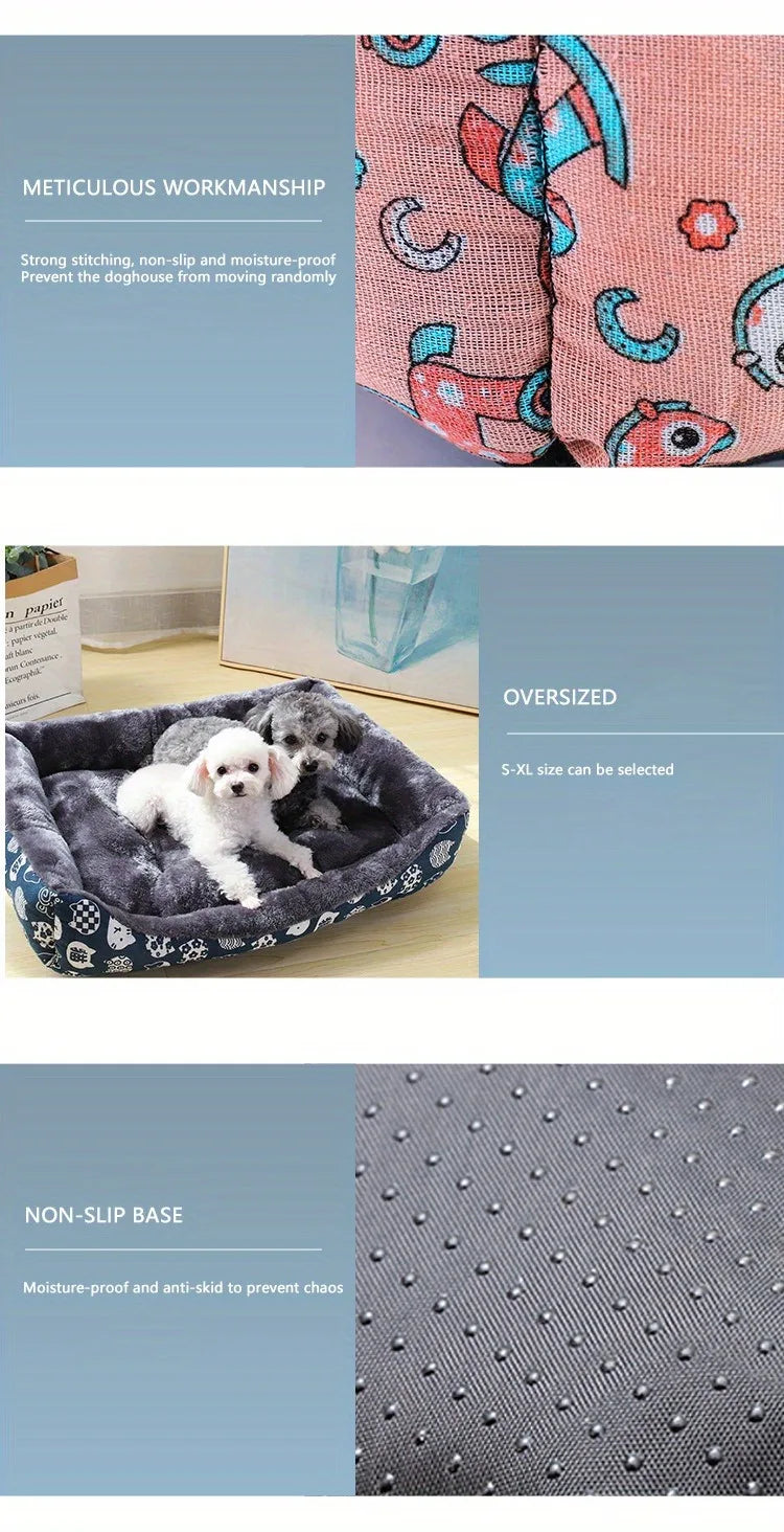 Large, Medium, Small Dog Bed Sofa Mat
