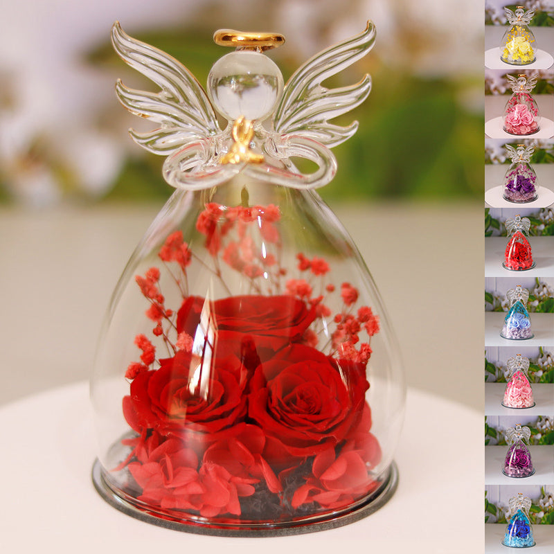 Large angel red Flower Gift Box