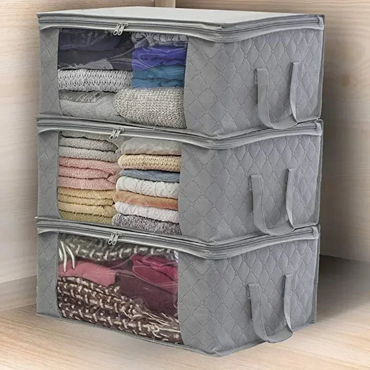 Large capacity clothing storage