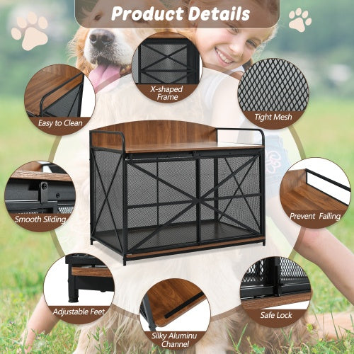 Large dog kennel decorative furniture