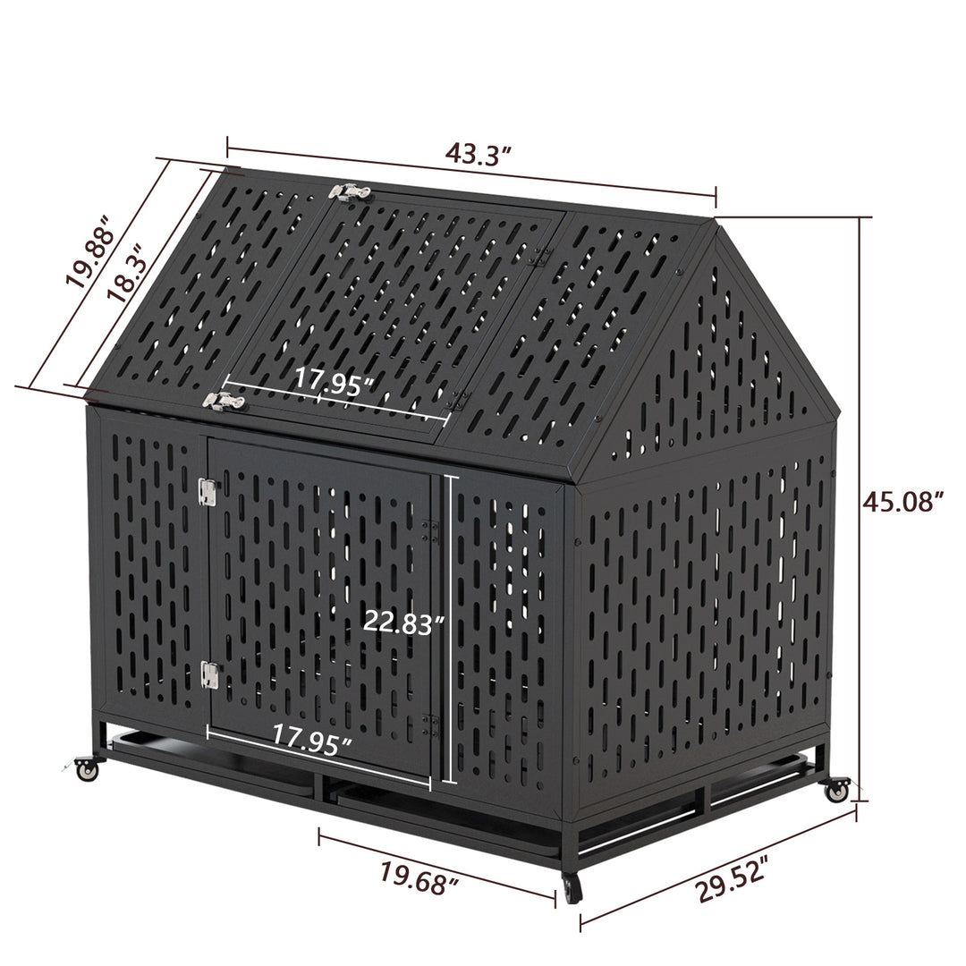 Large durable dog crate for pets