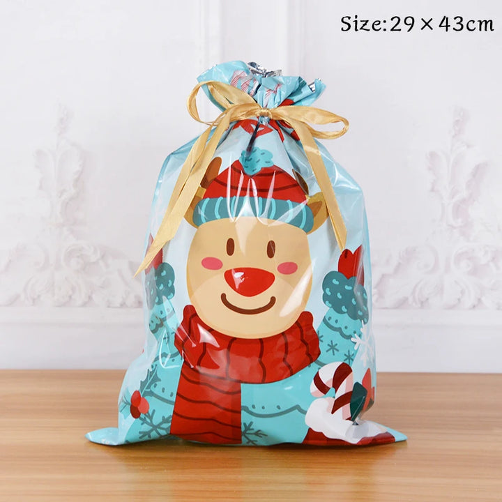 Large festive bags for Christmas goodies