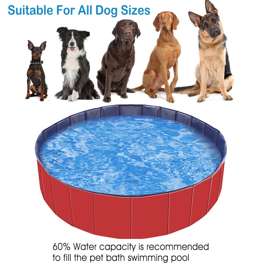 Large foldable swimming pool for pets