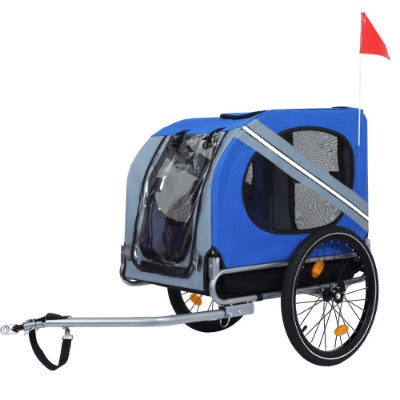 Large folding bike trailer for dogs 120LB capacity by KLD The Shop
