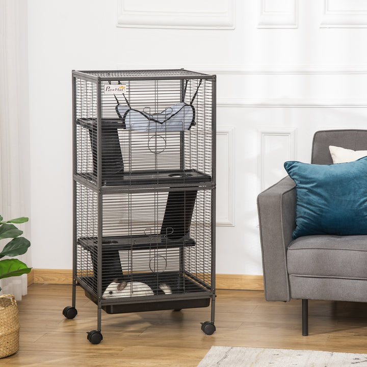 Large metal 4 tier animal cage