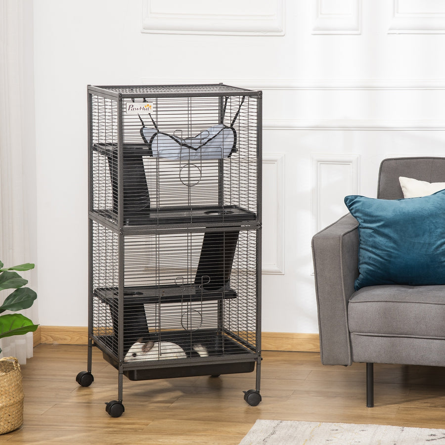 Large metal 4 tier animal cage