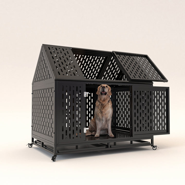 Large pet crate for dogs and puppies