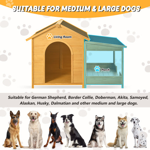 Large porch pet house