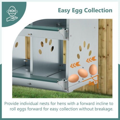 Large vented holes chicken nest box