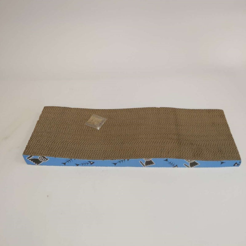 Large wavy scratcher for pet cats