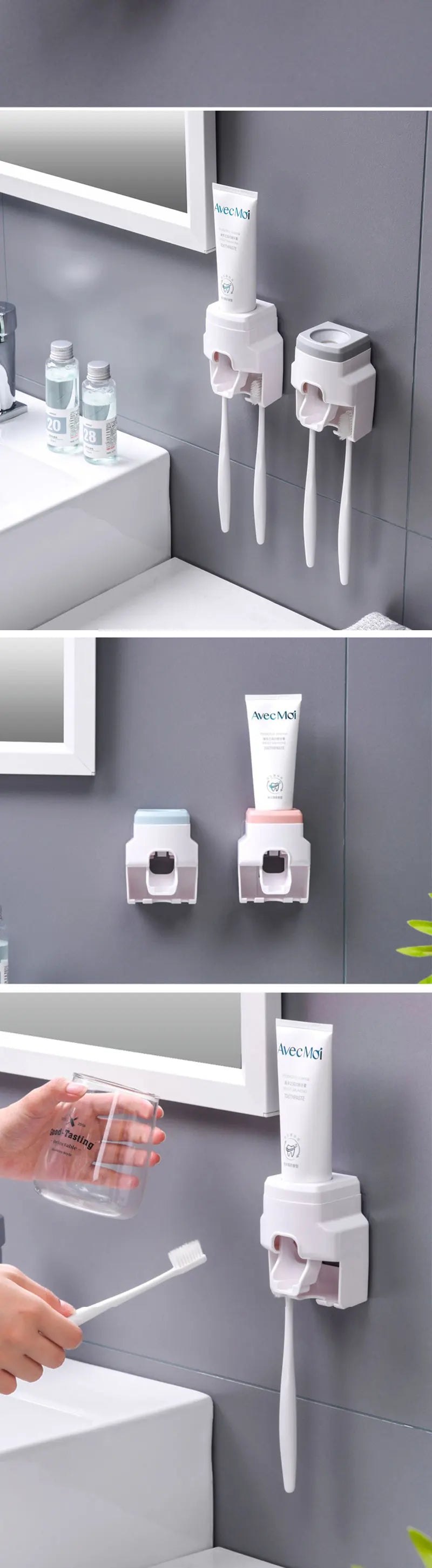 Lazy Man Bathroom Accessories Gadget Wall-Mounted