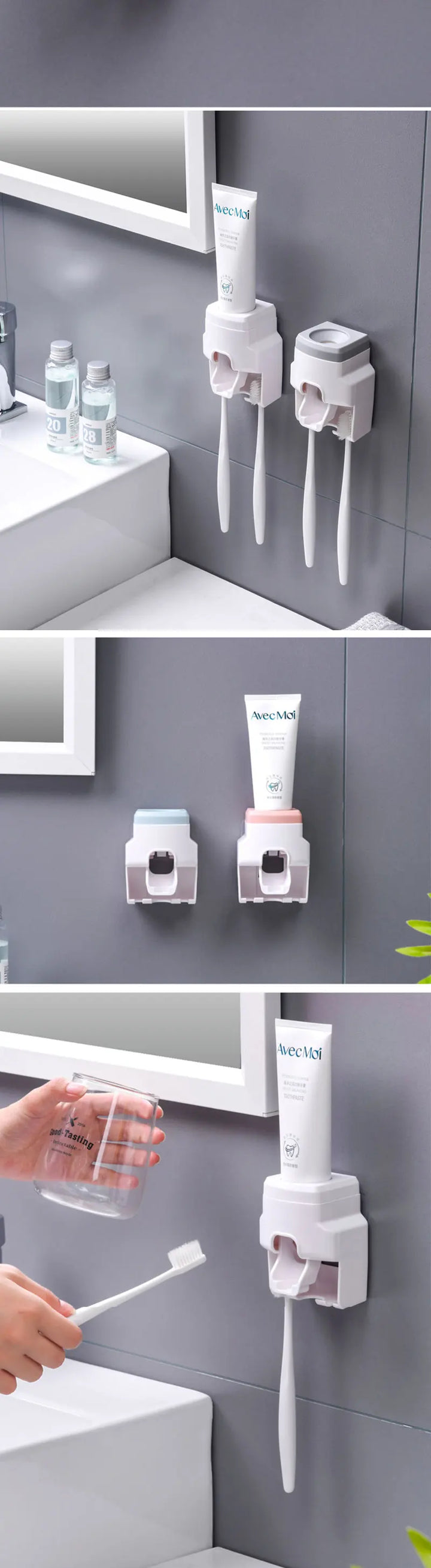 Lazy Man Bathroom Accessories Gadget Wall-Mounted