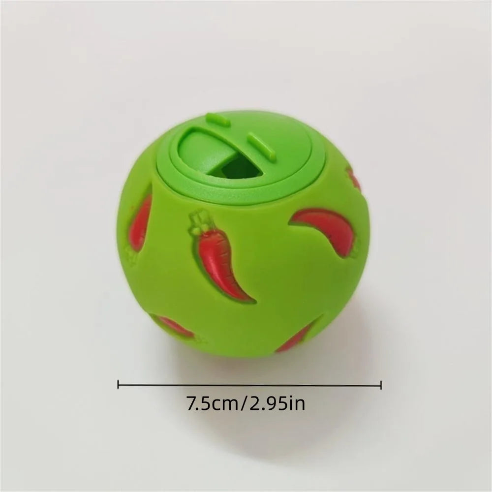 Length of Interactive Bunny Snack Toy Ball