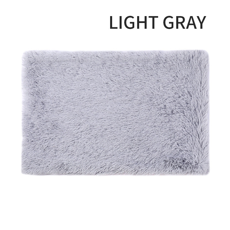 Light gray rug 