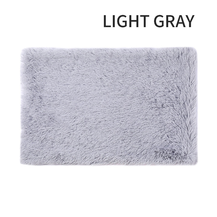 Light gray rug 