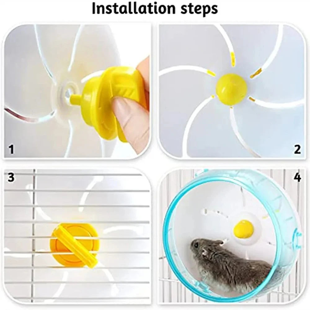 Lightweight Jogging Wheel for Hamsters
