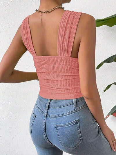 Lightweight Textured Ribbed Tank back side 
