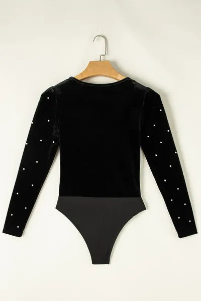 Long Sleeve Pearl Bodysuit