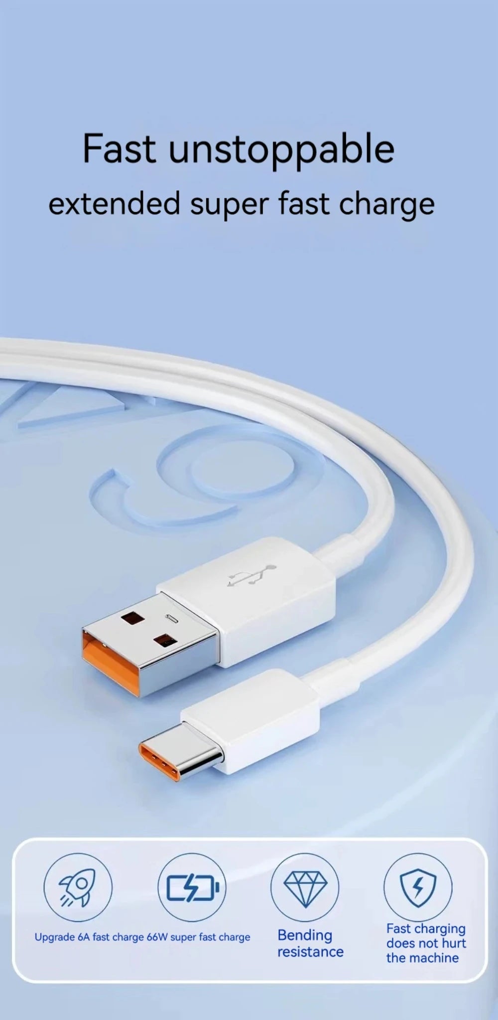 Long USB cable for Xiaomi