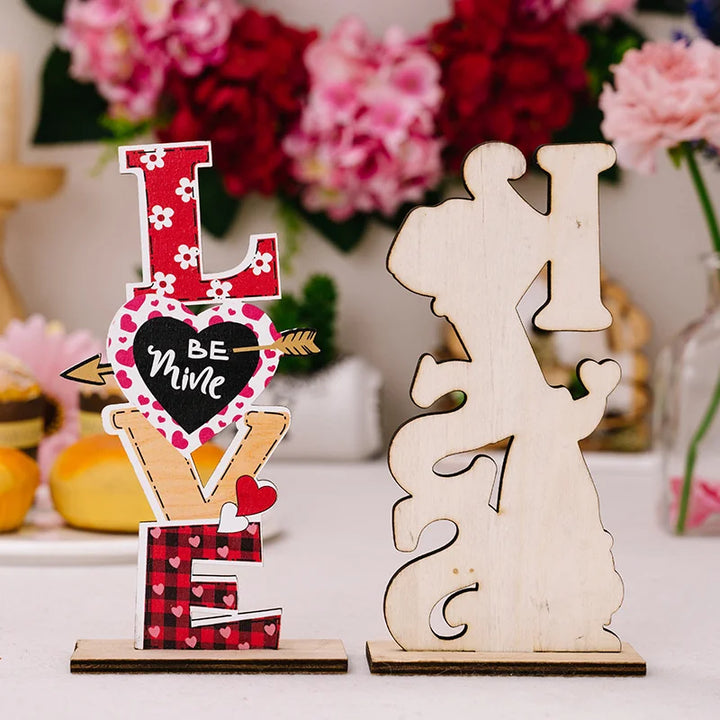 Love-themed home decor accents