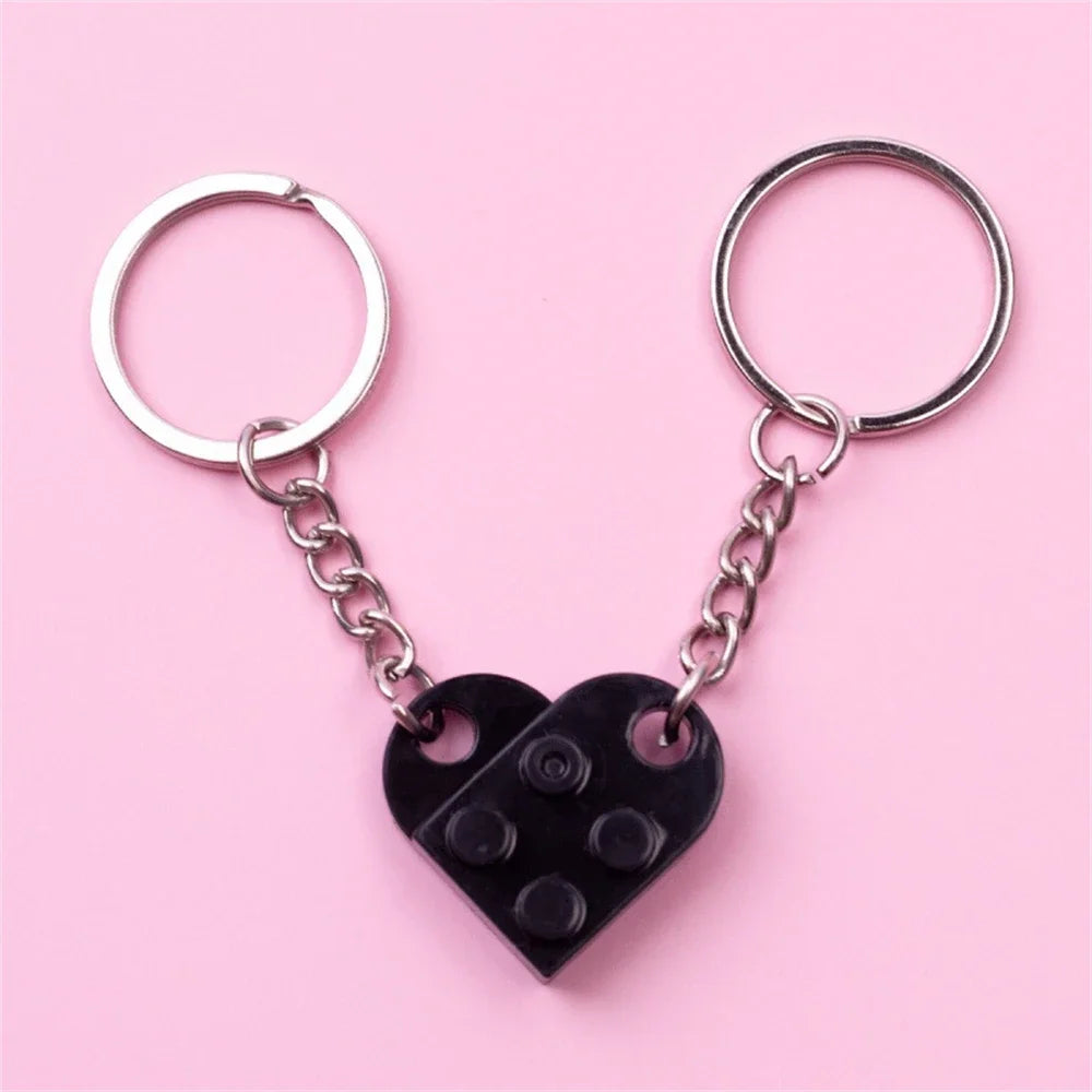Love puzzle keychain for partners