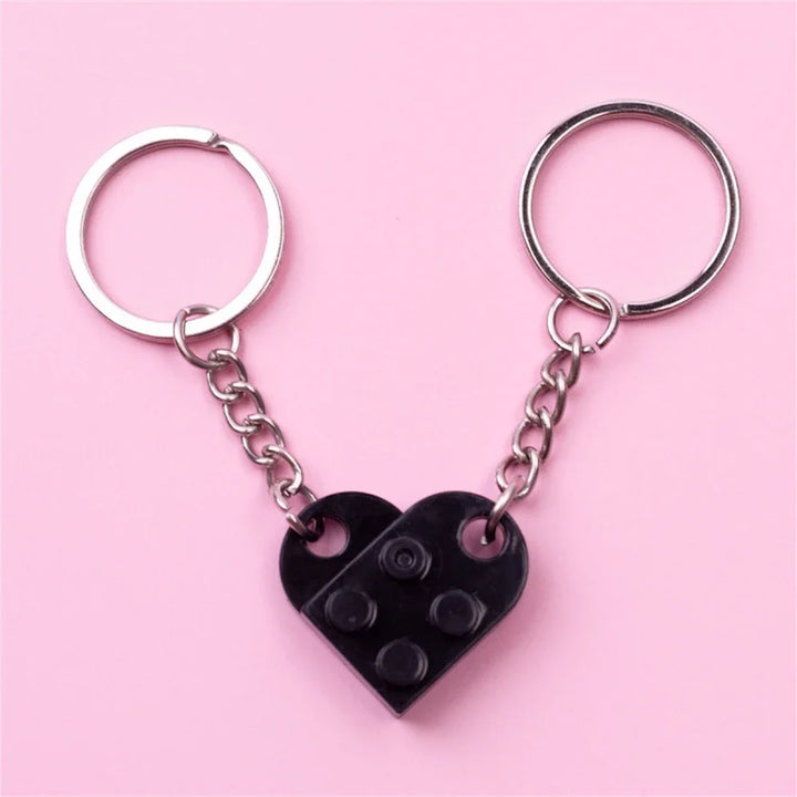 Love puzzle keychain for partners