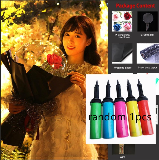 Luminous Bobo Rose Balloon