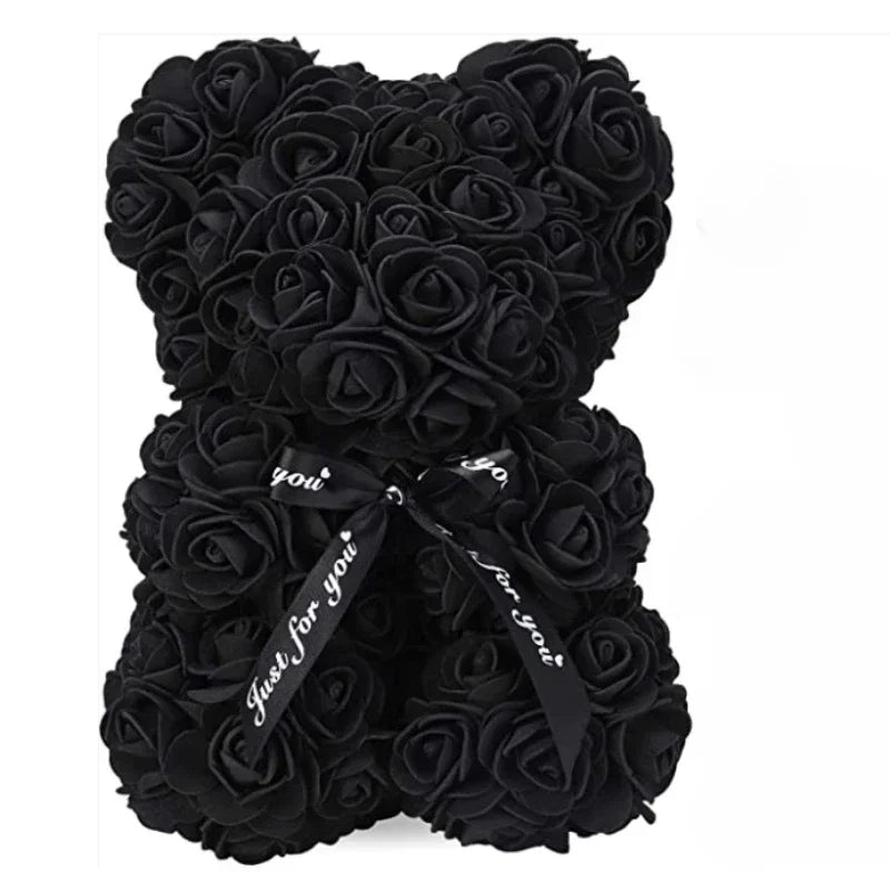 Luxury flower teddy bear for women