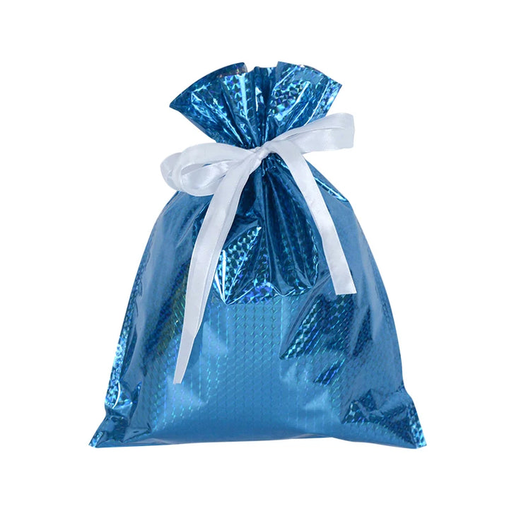 Luxury gold and silver Christmas gift bags