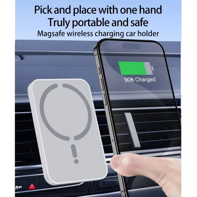 Magnetic Car Charger – Fast Charging for iPhone Pro Max

