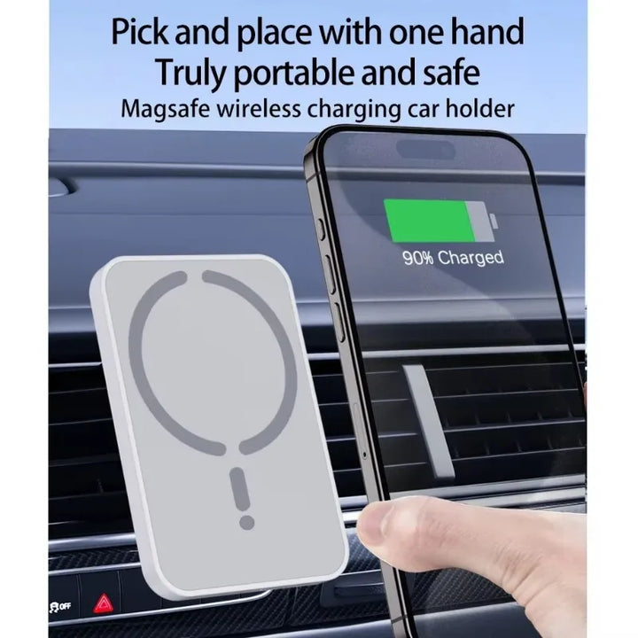 Magnetic Car Charger – Fast Charging for iPhone Pro Max

