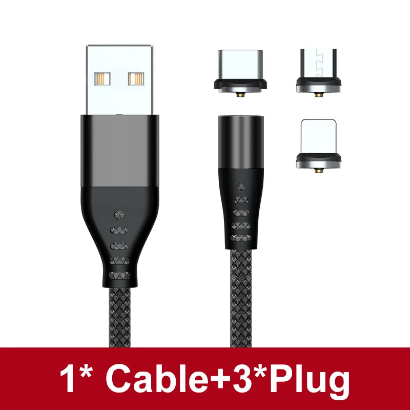 Magnetic Charging Cable – Micro USB, Type-C, iPhone

