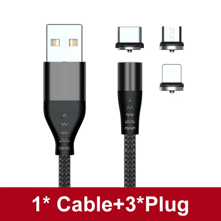 Magnetic Charging Cable – Micro USB, Type-C, iPhone

