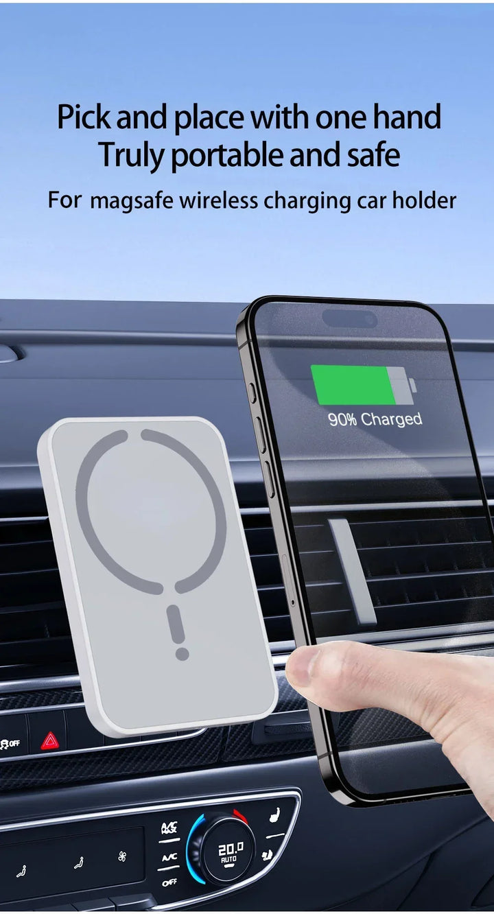 Magnetic Wireless Charging Car Mount for iPhone

