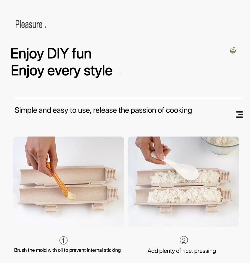 Meat Vegetable Sushi Mold Maker