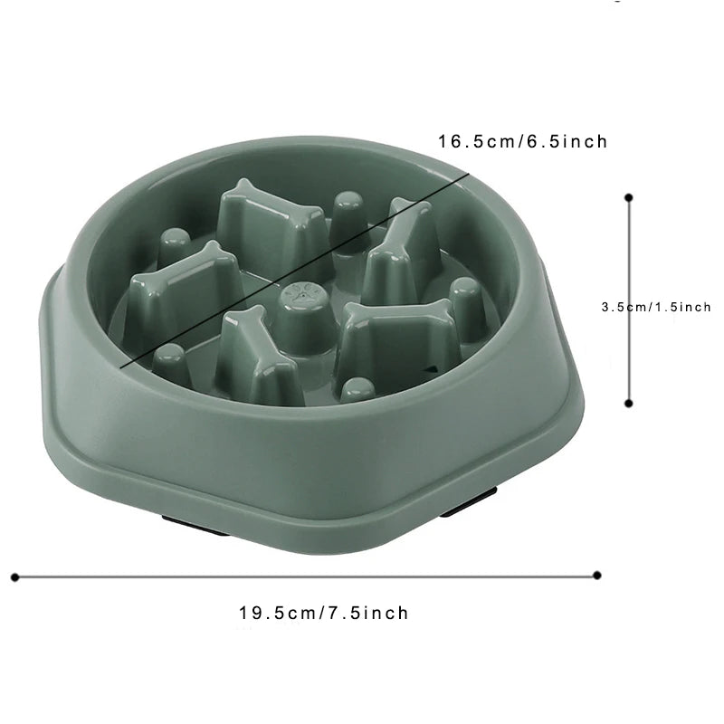 Medium dog puzzle feeding bowl