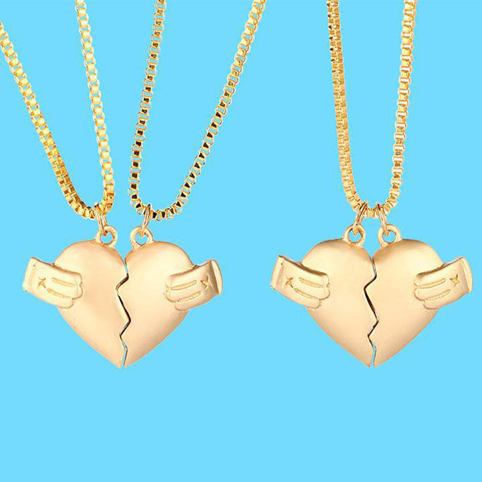 Men Women Heart Necklace