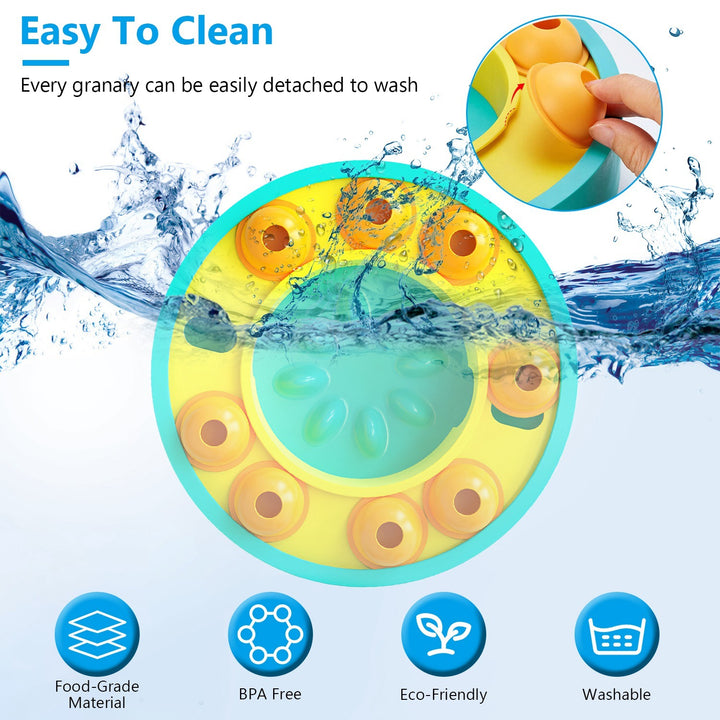 Mental enrichment dog feeder bowl