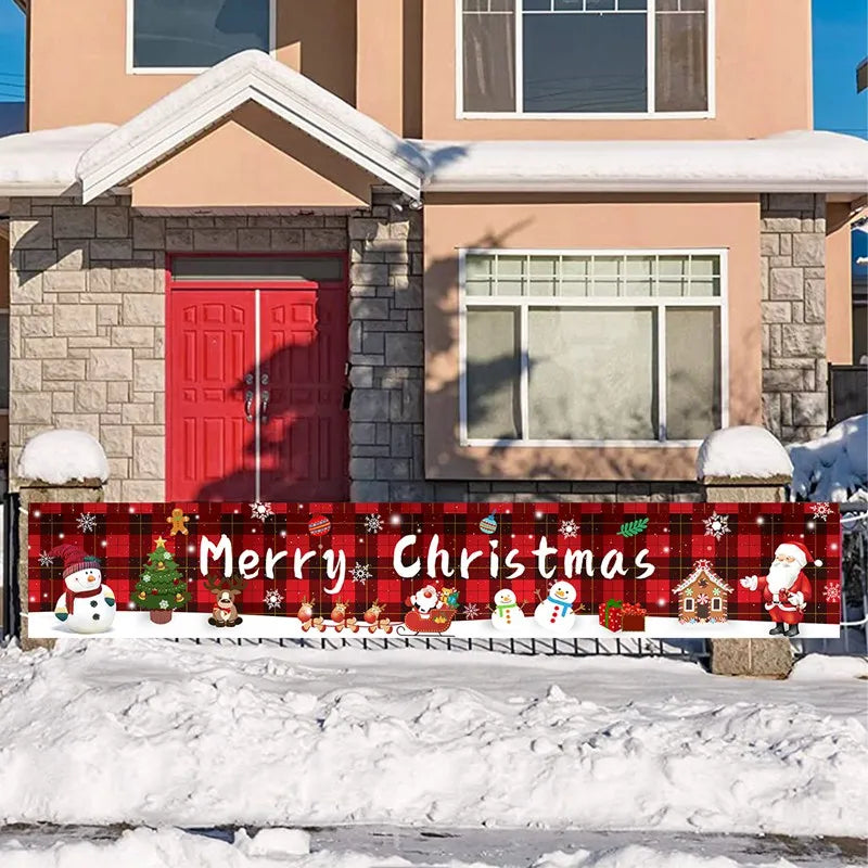 Merry Christmas outdoor banner