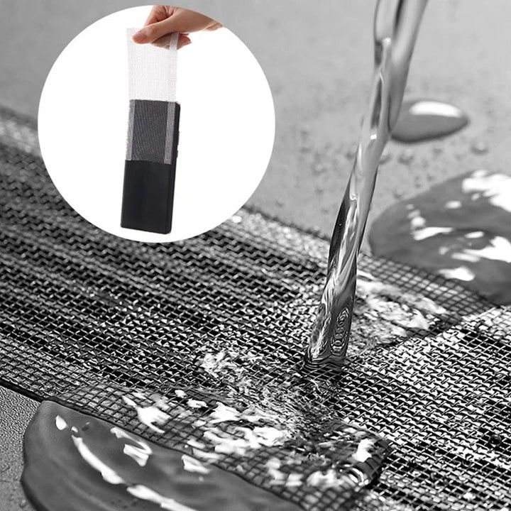 Mesh sink strainer for bathroom