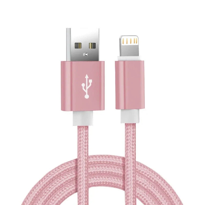 Metal Nylon Braided USB-C to Lightning Cable

